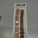 CAGOS Compatible Galaxy Watch 42mm Bands Sets, 20mm 2 Pack Stainless Steel Band+ Mesh Band Bracelet for Samsung Galaxy Watch 42mm / Ticwatch E/ Garmin Vivoactive 3 Smartwatch - Rose Gold