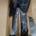 PatioMage Ergonomic Office Chair, Big and Tall Desk Chair with Adjustable Lumbar Support & Seat Depth, High Back Computer Chair, Swivel Mesh Chairs with Wheels for Home Office, Black