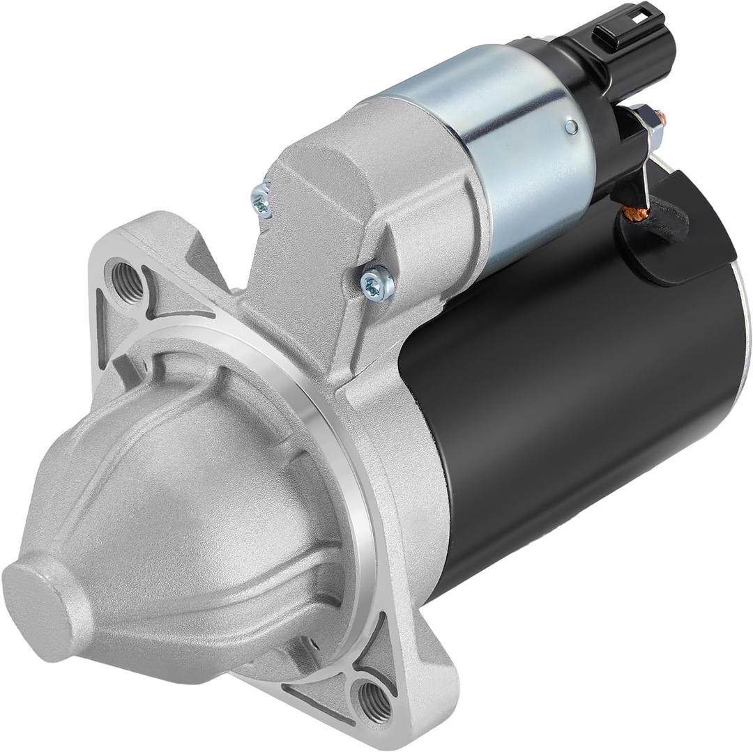 BDFHYK Starter Motor Compatible with Hyundai Accent 2012-2013, Veloster 2012-2013, Compatible with Kia Rio 2012, Soul 2010-2012, L4 1.6L, 12V 0.9KW 8 Teeth Clockwise, Replace # 17593N, 17593