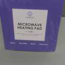 Microwave Heating Pad for Pain Relief, 8 x 18 Microwavable Moist Heat Pads for Neck, Shoulder, Back, Knee, Period Cramps, Rice Heat Pack Hot & Cold Compress Reusable & Portable, Grey