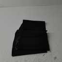 YIANNA Waist Trainer for Women Latex Underbust Tummy Control Waist Cincher Corset Hourglass Body Shaper Zipper and Hooks (Large, Black)