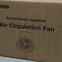PELONIS Pedestal Fan, Air Circulator, 22ft/s, OmniFlow (135+90Auto Oscillation), 23 dB Quiet Floor Fan with 3 Speeds, Remote, 7H Timer, Memory Function, Adjustable Height, Standing Fan for Bedroom (White)