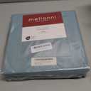 Mellanni King Size Flat Sheet - Iconic Collection Bedding - Hotel Luxury, Extra Soft, Cooling - Wrinkle, Fade, Stain Resistant - 1 Flat Sheet Only (King, Spa Blue)