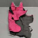 Doglay Dog Coat with Harness, Reflective Warm Dog Jacket Waterproof Puppy Winter Coat for Cold Weather, Adjustable Fleece Jacket for Small Medium Large Dogs (Pink), L