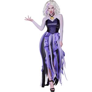 Spirit Halloween The Little Mermaid Adult Ursula Costume – Disney Villains | Officially Licensed | Group Costume M