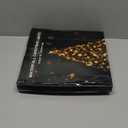 12FT 344 LED Christmas Tree Lights, Plug in Waterfall String Lights with Topper Star, Waterproof 8 Modes Outdoor Christmas Decorations for Indoor Patio Roof Yard Lawn Party, White