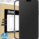 Mothca 2 Pack Matte Glass Screen Protector for iPhone 17 Pro [6.3 inch] + 2 Pack Camera Lens Protector, Anti-Glare & Anti-Fingerprint (Not Privacy) Tempered Glass, Bubble Free, Smooth as Silk