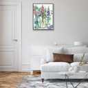 2 x CSZPPQAF Wildflowers Paint by Numbers Kit for Adults Beginner, Flower Paint by Number Kits on Canvas, DIY Easy Acrylic Watercolor Floral Oil Painting by Numbers for Home Wall Decor 16X20inch