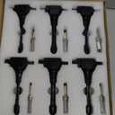 Set of 6 Ignition Coil Packs and Iridium Spark Plug Compatible with Nissan Infiniti Quest Maxima Pathfinder Murano Altima QX60 FX35 Q50 3.5L V6 Replace# UF550, 22448-JA10C, C1670