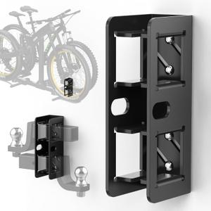 Hitch Stor Hitch Wall Mount,Wall Mounted Hitch Receiver For 2" Receiver,3 Hitch Storage Mount,Hitch Wall Mount Receiver Holds 200 Lbs,Trailer Hitch Receiver Storage For Bike Racks & Cargo Rack Storage