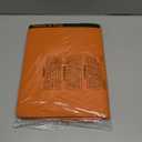 Premium Zip Card Binder, Fabmaker 9 Pocket Trading Card Binder, PU Cover Zipper Card Collection Album, Sturdy 360 Side-Loading Card Folder Holder for Game & Sports Cards, Orange (9 Pocket - 13.9" x 10.5")