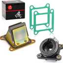Carb Intake manifold boot and Reed Valve & Gasket For KAWASAKI KX85 KX100 2001-2021