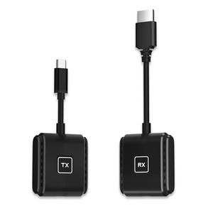 SmartSee Wireless USB-C to HD Transmitter and Receiver Kit Screen Mirror and Screen Extender for iPhone 15 16 Mac iPad to TV Projector Monitor Display Adapter Plug and Play