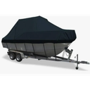 900D T Top Boat Cover -Heavy Duty Waterproof Trailerable Center Console Boat Cover fits for 22-24' Long, Beam Width Up to 108", Black
