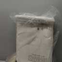 Upholstered Dining Chairs Set of 4 with Casters, Wingback Modern Side Armless Deskchair with Rollers for Diningroom Bedroom Livingroom Reading Room, Cream Beige Fabric (4 PCS (4 BOX))