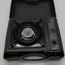 Coleman Classic 1-Burner Butane Stove Portable Camping Stove with Carry Case & Push-Button Starter Includes Precise Temperature Control & 7650 BTUs of Power for Camping Tailgating & More (Black)