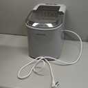 FRIGIDAIRE EFIC189-Silver Compact Ice Maker, 26 lb per Day, Silver