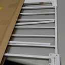 Safety 1st Easy Install Walk Thru Baby Gate for Doorway With Door, Dog Gates, Fits 29"-38", Easy Install 28" Tall, White