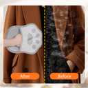 2 x 2 Pcs Static Pet Hair Removal Gloves for Dogs & Cats, Newly Upgraded Thickened Reusable Electrostatic Hair Removal Gloves, Pet Hair Removal Tool for Clothing, Couch, Carpet, Car Seats (1 Pcs Grey + 1 Pcs Pink)