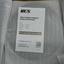 KES Bathroom Toilet Paper Holder Stand Modern Tissue Roll Holder SUS304 Stainless Steel Rustproof Freestanding 20.2" H, Matte Black BPH283S1-BK