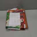 Cinrobiye 4 Pcs Christmas Door Decorations Merry Christmas Porch Photography Backdrop Xmas Front Door Decor Hanging Banner Winter Holiday Garage Door Cover for Classroom Home Party Favor Supplies (Brown)