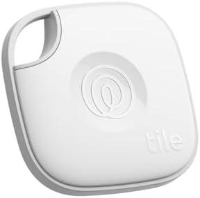 Tile by Life360 Mate - Bluetooth Tracker, Keys Finder and Item Locator for Keys, Bags and More. Phone Finder. Both iOS and Android Compatible. 1-Pack (White)