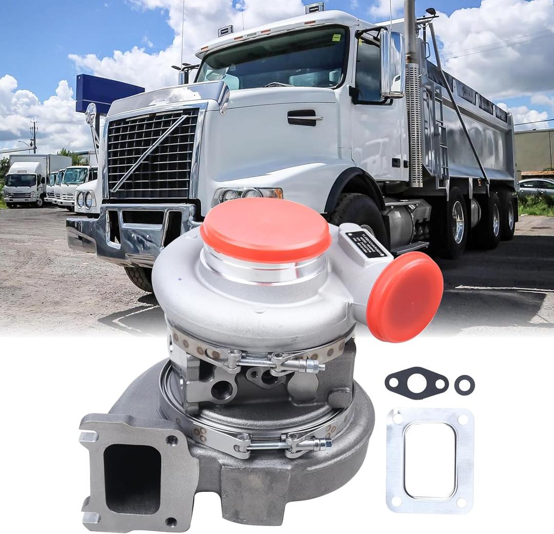 85151094 Complete Turbo Turbocharger with Gasket Kit Compatible with 2008-2015 Volvo D13 Mack MP8 Cummins HE451VE HE400VG 13.0L 5355484 3767704 21238245 21468131 5353343 549974 2841961