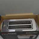Mueller UltraToast Full Stainless Steel Toaster 4 Slice, Long Extra-Wide Slots for Bagels and Waffles, 6 Browning Levels, LED Display, Cancel/Defrost/Reheat Functions & Removable Tray, Kitchen Gadgets