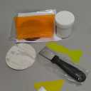 Oriflame Drywall Repair Kit: 8.5 Ounce Spackle Wall Repair with Patch/Scraper/Sandpaper/Gloves - White Wall Putty for Nail Holes/Cracks/Dents/Stains/Peeled Wall (1)