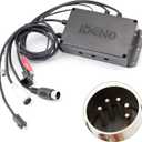 Fit for IDENO 6 Wire Junction Box/Control Box for Power Recliner Lift Chair Operates Up/Down Vibration Massage and Heating (5 Pin 6 Wire)