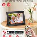 BIGASUO Digital Picture Frame, 10.1" Frameo Digital Frame WiFi with 32GB Memory, 1280x800 IPS Touch Screen, Send Photos/Videos from Your Phone Anywhere, Photo Gifts for Parents and Grandparents