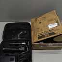 Lanumi Professional Hair Clippers Electric Razor Shavers Men 3 Piece Set Rechargeable Clippers and Trimmers Beard Trimmer Barber Kit with Travel Case Clippers for Hair Cutting Gifts for him (Black1)