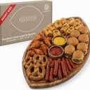 Giant Football Shaped Cutting Board 23.5X14 Inch – Jumbo Size Acacia Wood Charcuterie Tray – Extra Large Wooden American Football Serving Platter Super Bowl Parties, Tailgate Hosting & Gifts