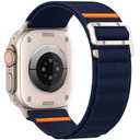 Sport Band Compatible with Apple Watch Ultra 3/2/1 Band 49mm 46mm 45mm 44mm 42mm 41mm 40mm 38mm Men Women, Stretchy Nylon Loop Strap with G-Hook for iWatch Series Ultra 11 10 SE 9 8 7 6 5 4 3