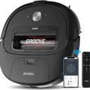 eureka Groove Robot Vacuum Cleaner, Wi-Fi Connected, App, Alexa & Remote Controls, Self-Charging, NER300 , Black 