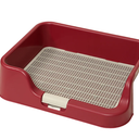 Dog Pet Potty Tray Training Toilet Raised Walls T1, Wine