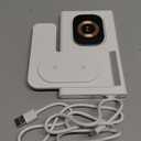 3 in 1 Foldable Charging Station for Apple Products,Wireless Charger for iPhone 17 16 15 14 13 12 Pro Max,Travel Dock Adapter&Light for iWatch Series 11 10 9 Ultra 3/2 SE 3/2,for AirPods 4 3 2 Pro 3/2 (White)