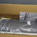 King/Cal King Size Upholstered Headboard, Adjustable Head Boards with LED Light & Charging Station, Bed Headboard Only, Attach Frame, Ideal for Bedroom, Dorm, Guest Room, Dark Grey