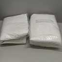 puredown Euro Pillow Inserts 24 x 24 (Pack of 2, White), Feather Down Pillow Stuffer, White Throw Pillows for Bed, Couch, and Cushion