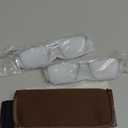 3 Pack Blue light Blocking Reading Glasses for Men, Stylish Metal Frame Readers