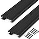 Threlaco 1 Pack 36 Inch Door Threshold Extender Strip, Black