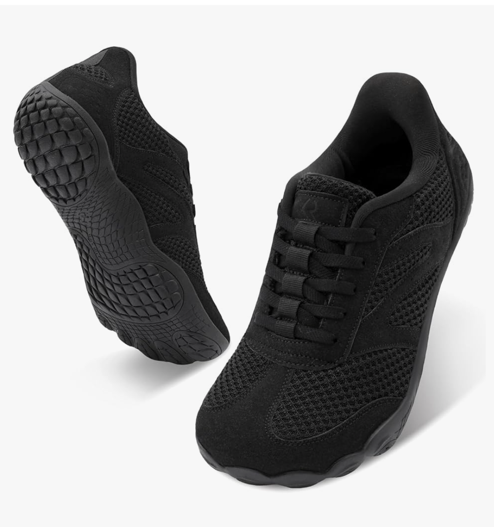 relxfeet Men's Barefoot Slip-On Shoes Wide Toe Box Zero Drop Minimalist Sneakers for Walking Training & Everyday Comfort, 10