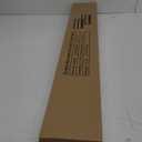 Jerry & Maggie 5 Tier Fabric Shoe Rack, 39 in W x 11 in D x 29 in H, Waterproof and Durable Non-Woven Material, Can Store 20-25 Pairs of Shoes (Black)