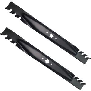 KEDAKEJI 46 inch Mower Mulching Blades for Cub Cadet XT1-46 LT46 XT2 LTX1045 LTX1046 LX46 ZT,Troy-Bilt Mower Blade Replacement for 942-04290-X 742-04244 942-04244A 742-04290-X