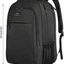 MATEIN Extra Large Backpack, 17 Inch Travel Laptop Backpack, Anti Theft TSA Friendly Business Work College Computer Backpack for Men Women, Black