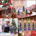 4Pcs Mini Christmas Tree with Lights, Tabletop Christmas Tree, Christ mas Decor Indoor, for Christ mas Decorations Indoor Xmas Holiday Party