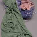 Ficerd 4 Pack Women's Maternity Shirts Cotton Long Sleeve Ribbed Crew Neck Pregnancy Tops Side Ruched Casual Mama Clothes (Light Pink, Gray Green, Haze Blue, Lavender Purple) M