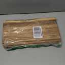 Sofa Arm Tray,Acacia Wood Folding Couch Arm Tray,Sofa Armrest Trays with Anti-Slip Pad for Drinks,Snacks,Phone,Remote Control (Brown)