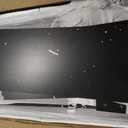 Fluted 6 Drawers Dresser for Bedroom, Tall Modern Chest of Drawers with Metal Handle, Wooden Closet Clothes Storage Organizer for Living Room, Hallway (Black)