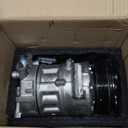 AC Compressor with Clutch with Clutch Compatible with Chevy Equinox/GMC Terrain 2012-2015 2.4L, w/Two Plug